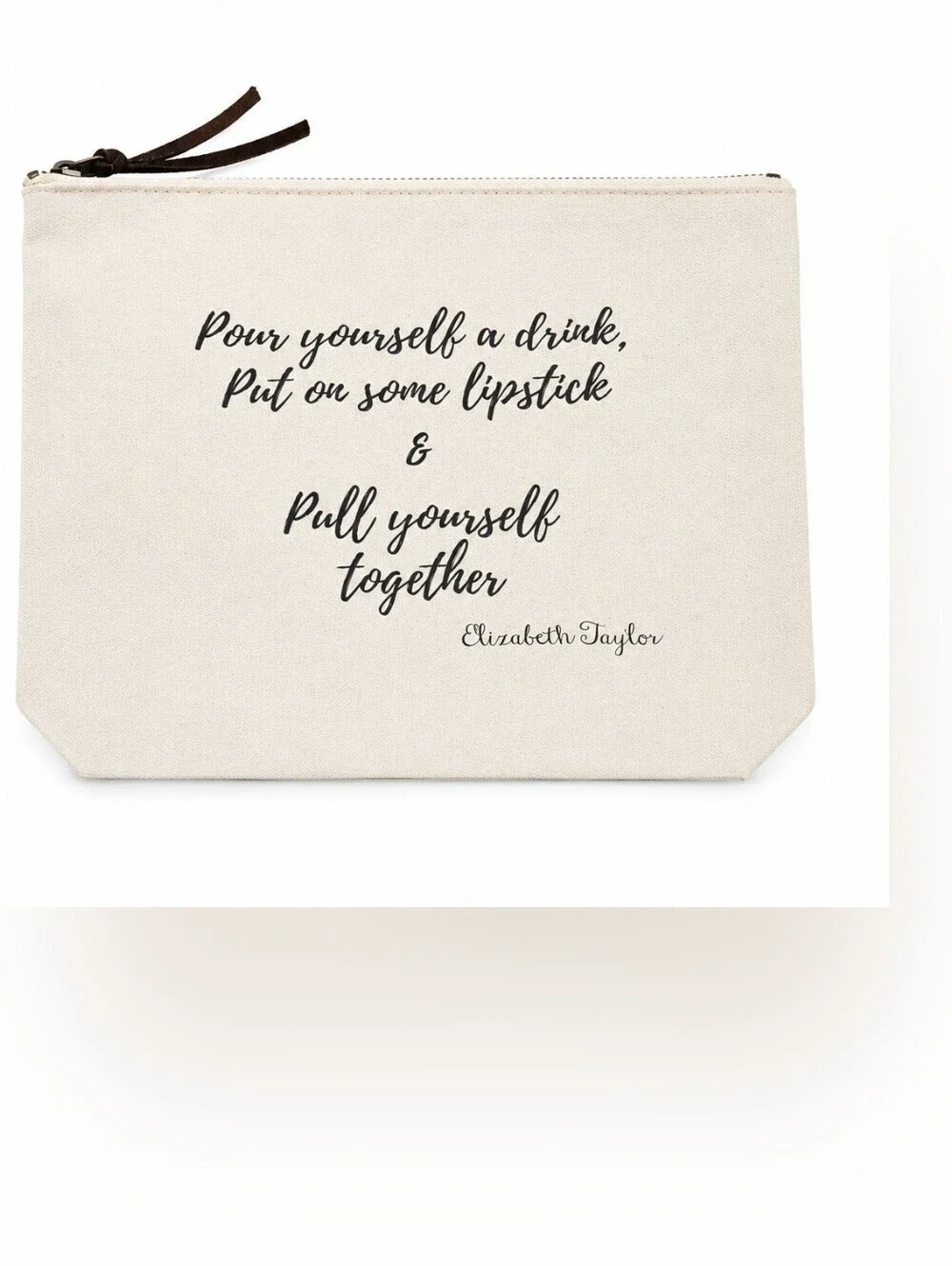 ELIZABETH TAYLOR QUOTE Canvas Bag.